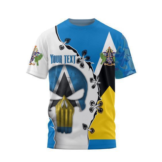 Round-neck Short-sleeved T-shirt 3D Printing