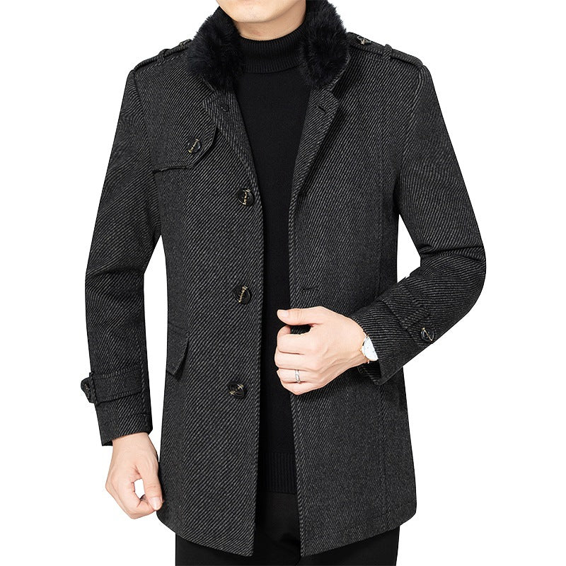 Wool Casual Lambswool Coat