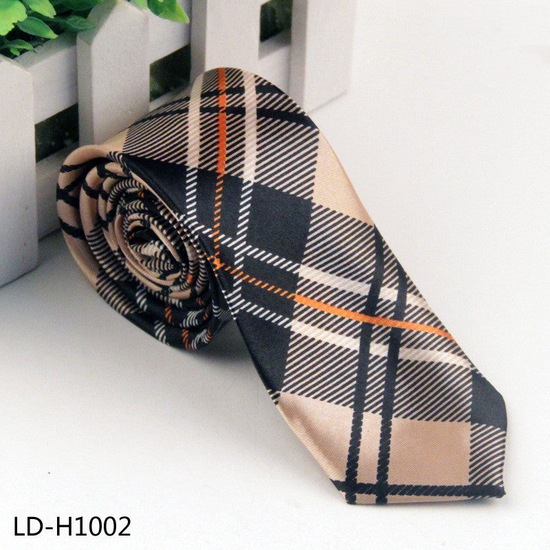 Fashion Casual Men's Polyester Silk Printed Tie