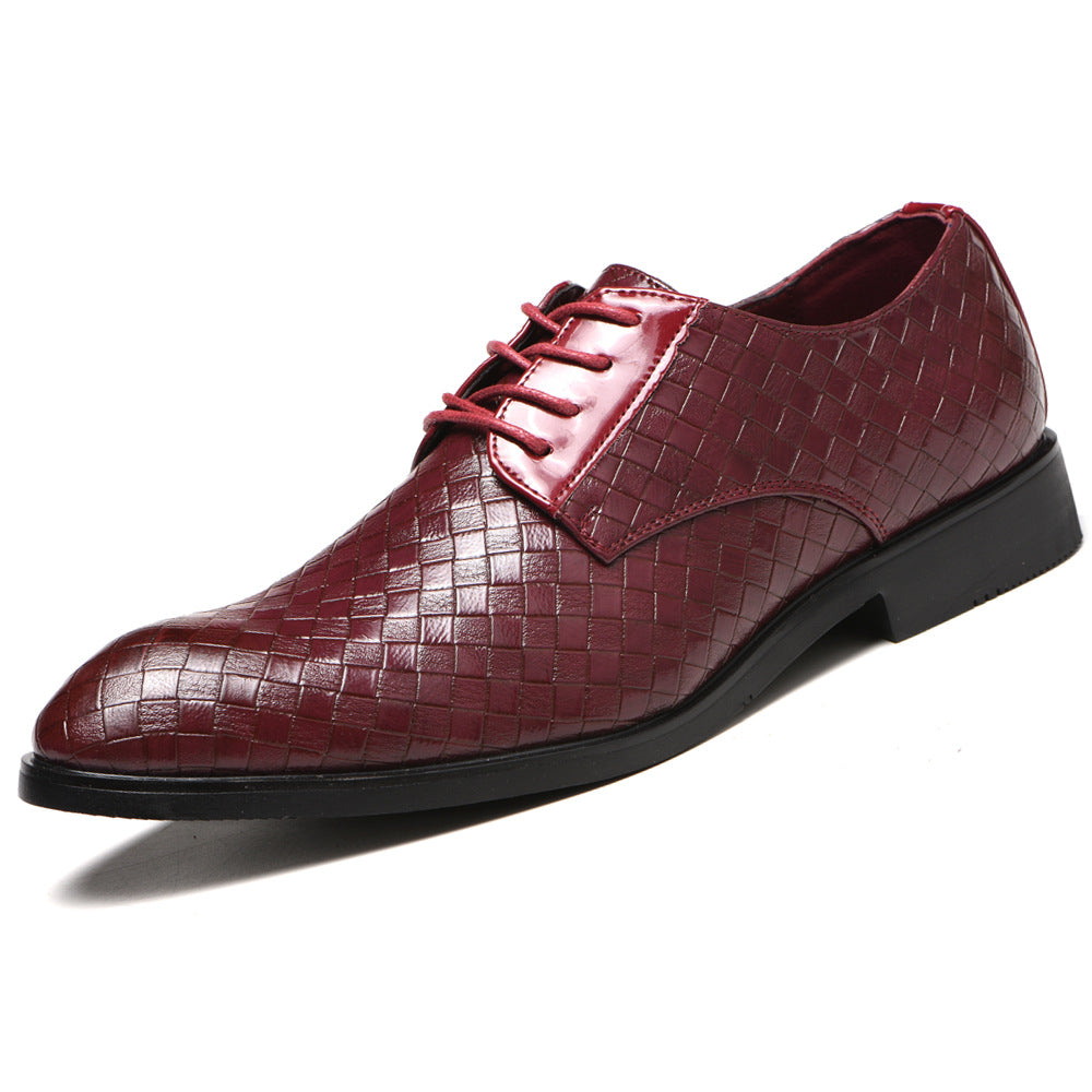 Men's Commercial Rubber Leather Shoes