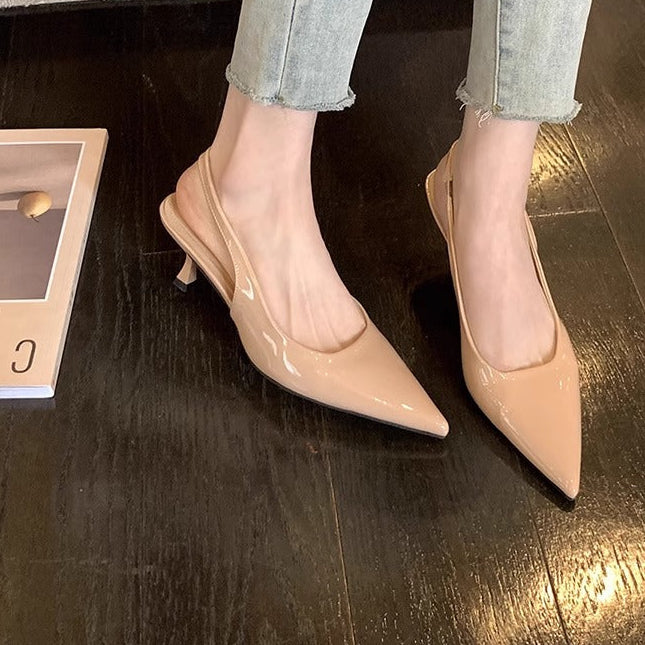 Women’s Elegant Pointed-toe Mid Heel Pumps