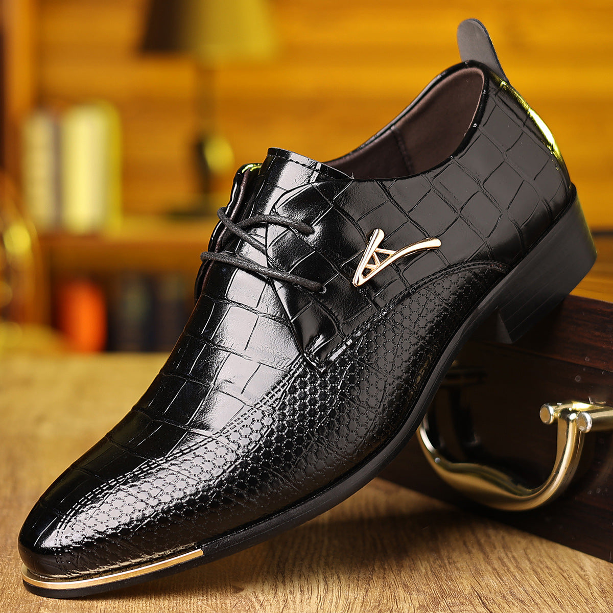 Men plus size  business Leather Shoes