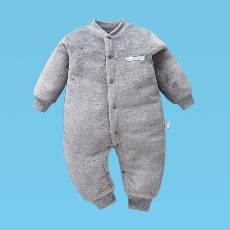 Infant One-piece Crawling Suit Single Breasted Romper