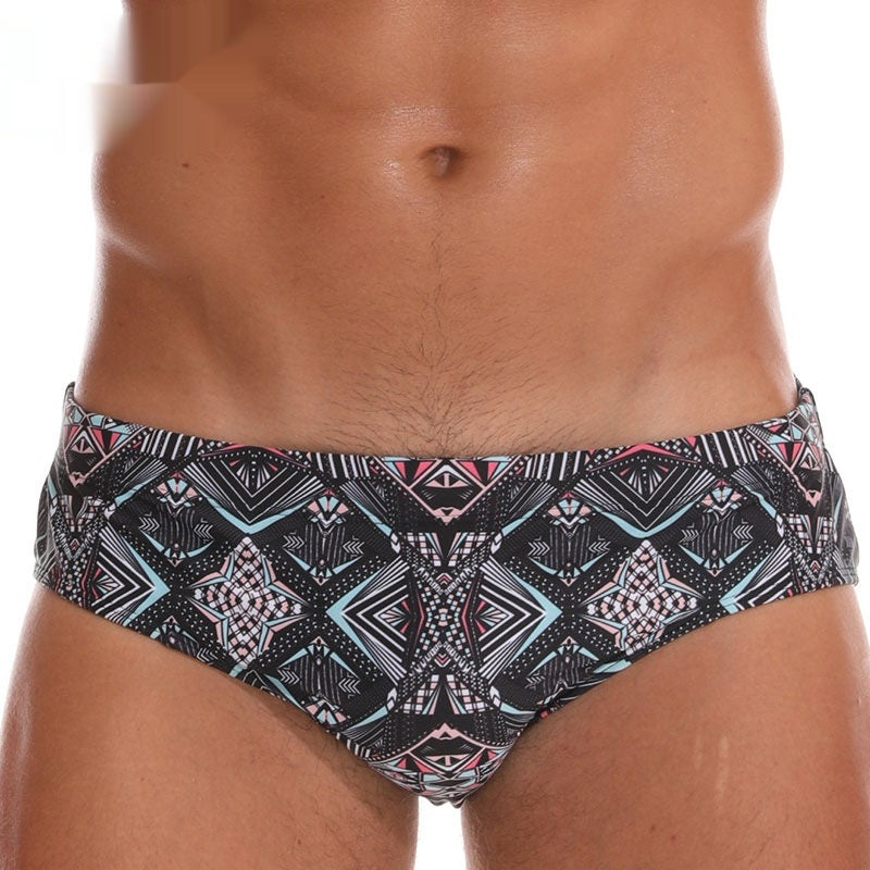 Solid Color Plus Size Swimming Shorts