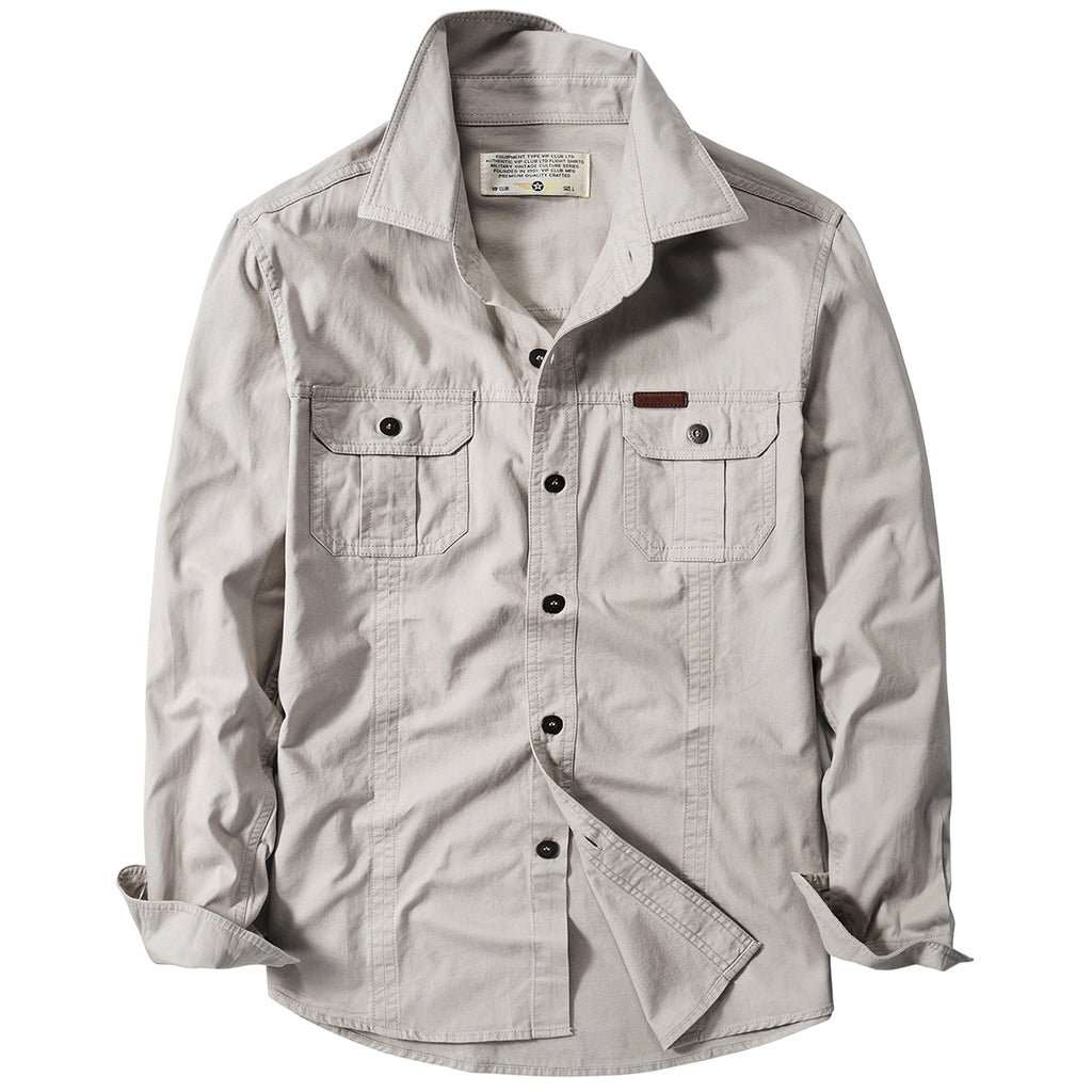 Large Size Loose Overalls Long Sleeve Shirt