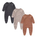 3 Pieces New Baby Cotton Long-sleeved Jumpsuit