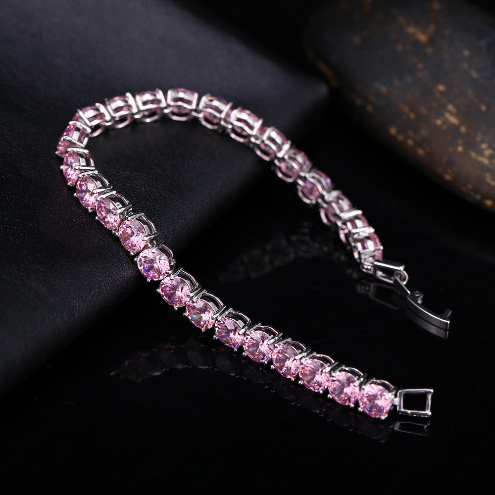 Carat Diamond Super Flash AAA Zircon Lady Bracelet