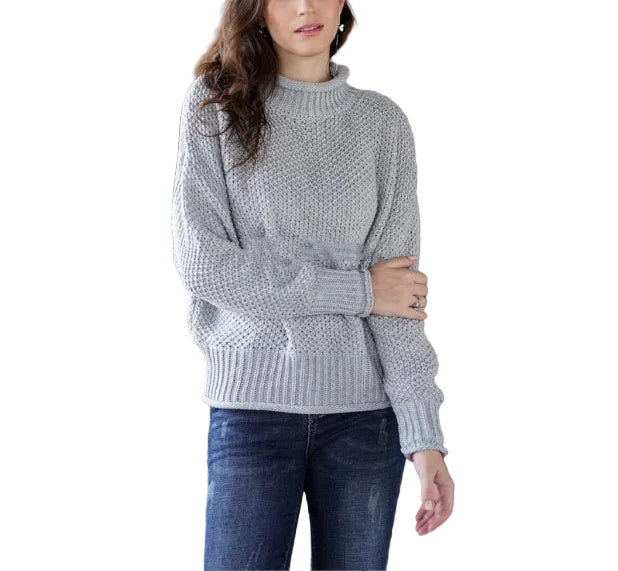 Women’s High Neck Knit Sweater