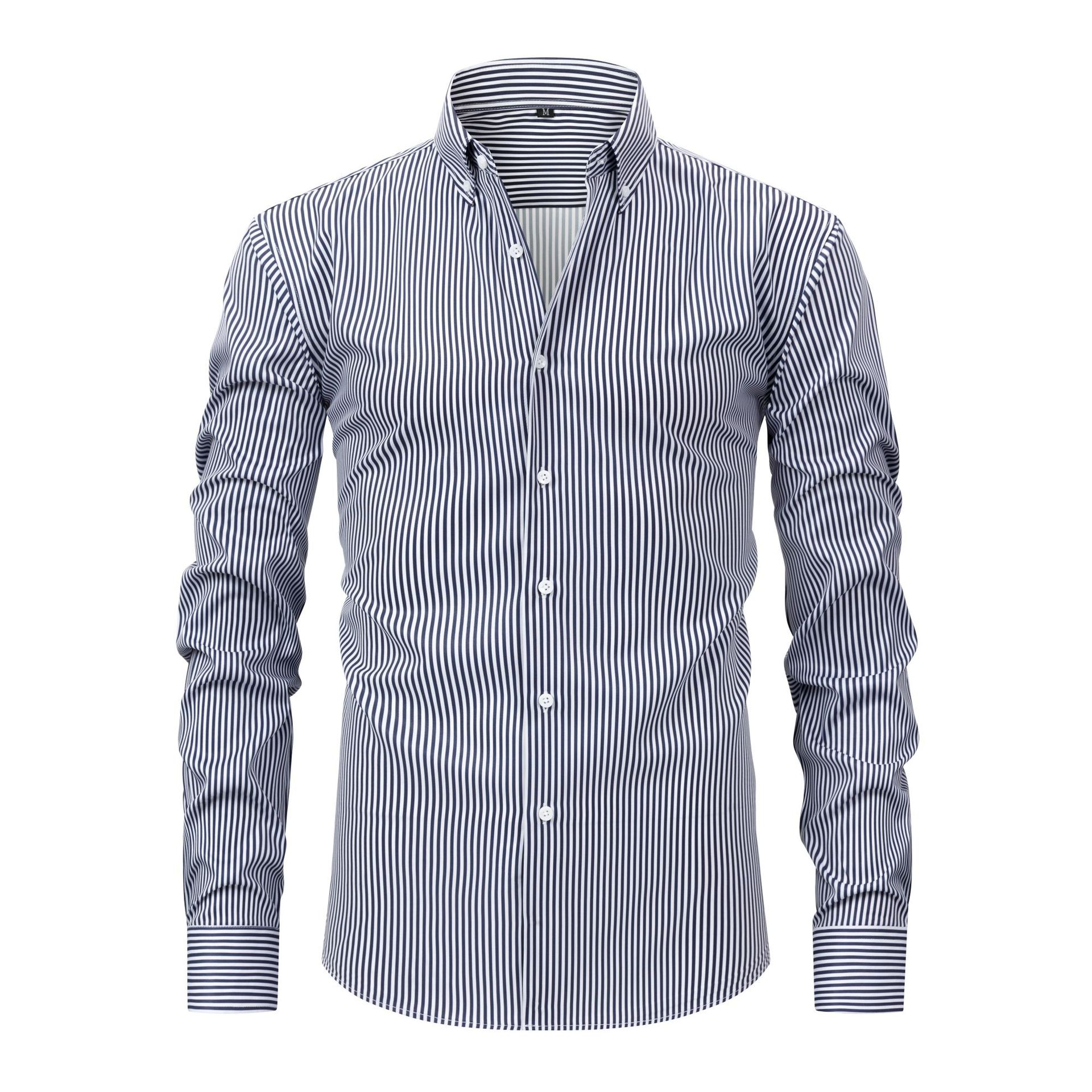Four-sided Stretch Digital Printing Striped Long Sleeve