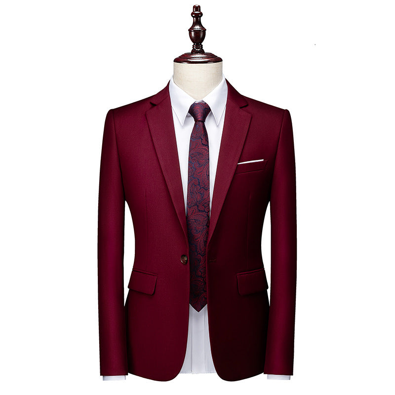 Slim-fit Korean-style Business Casual Formal Jacket