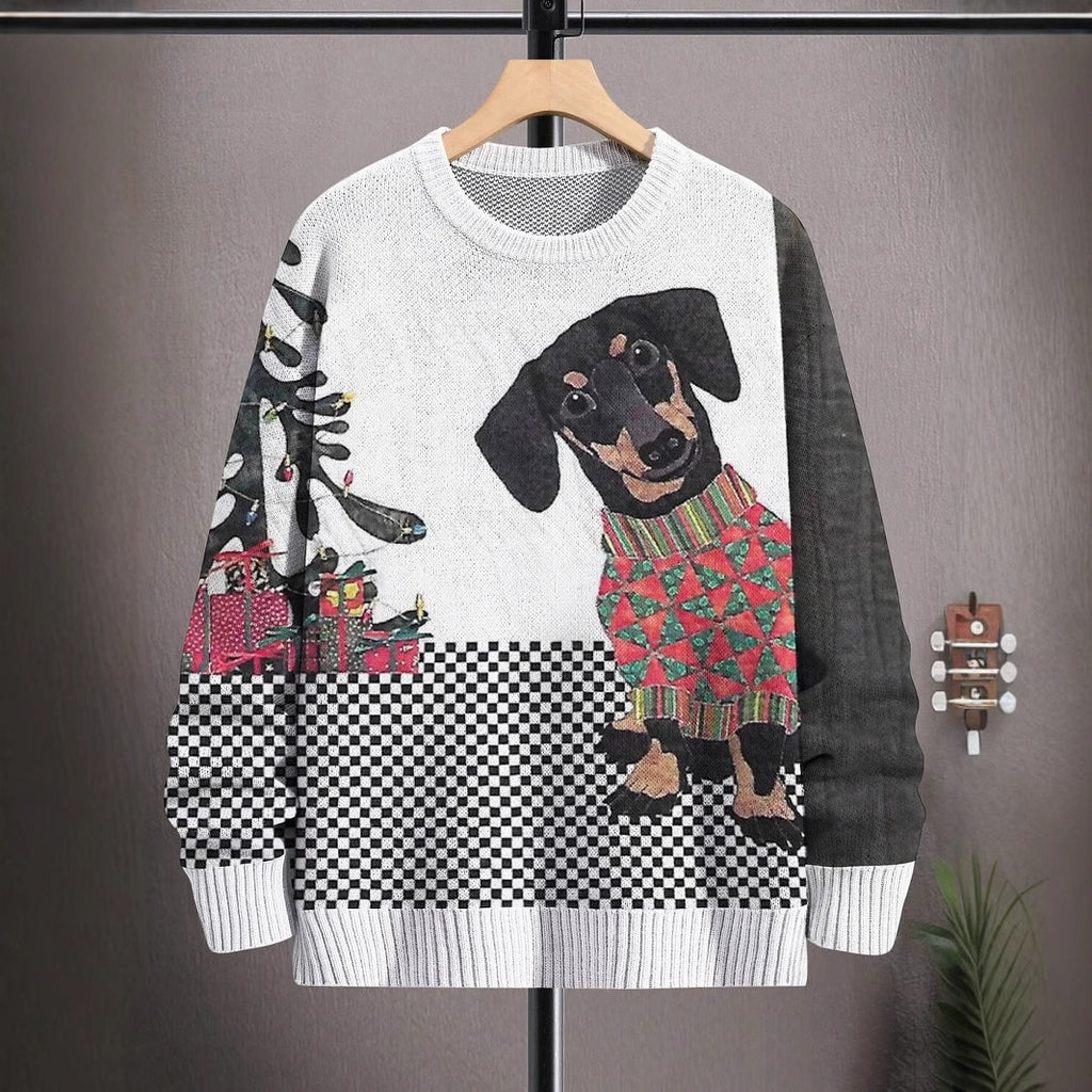 Mens Versatile Relaxed-fit Crewneck Pullover