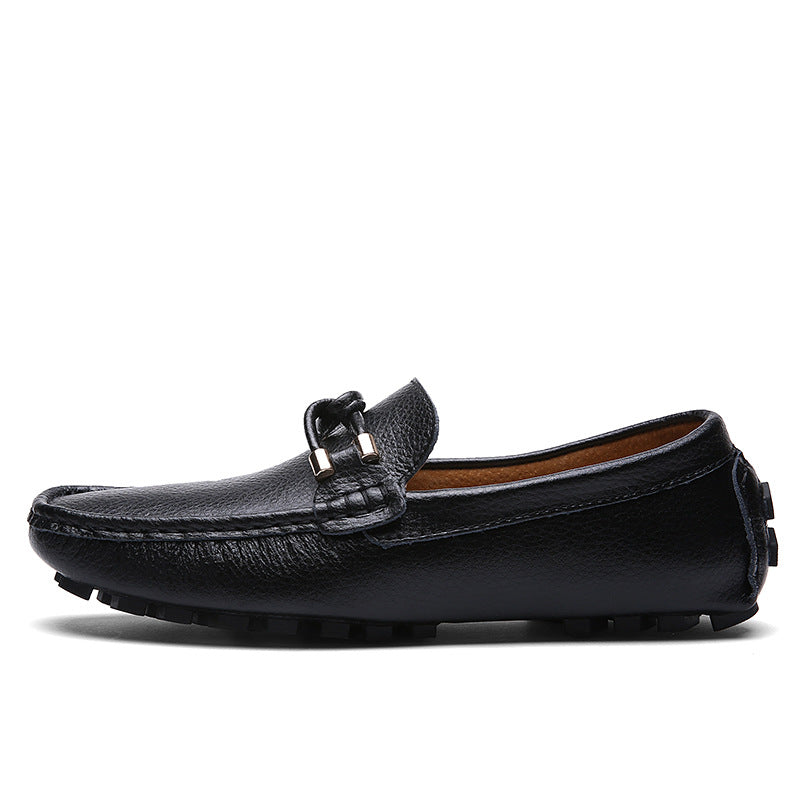 Men’s British Style Peas Slip-On Shoes