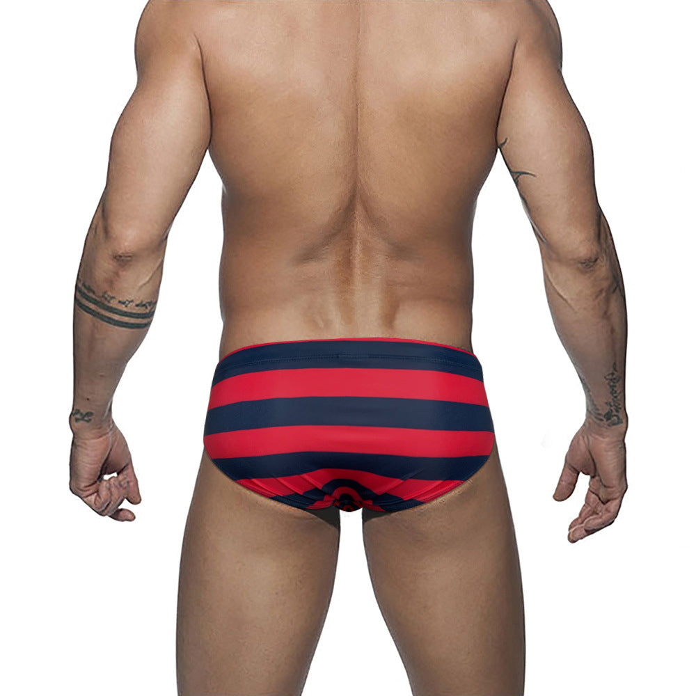 Beach Resort Surf Striped Swim Shorts
