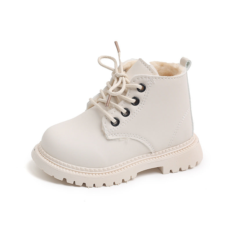 Big Cotton Boys' Fashion Martin Boots Side Zipper
