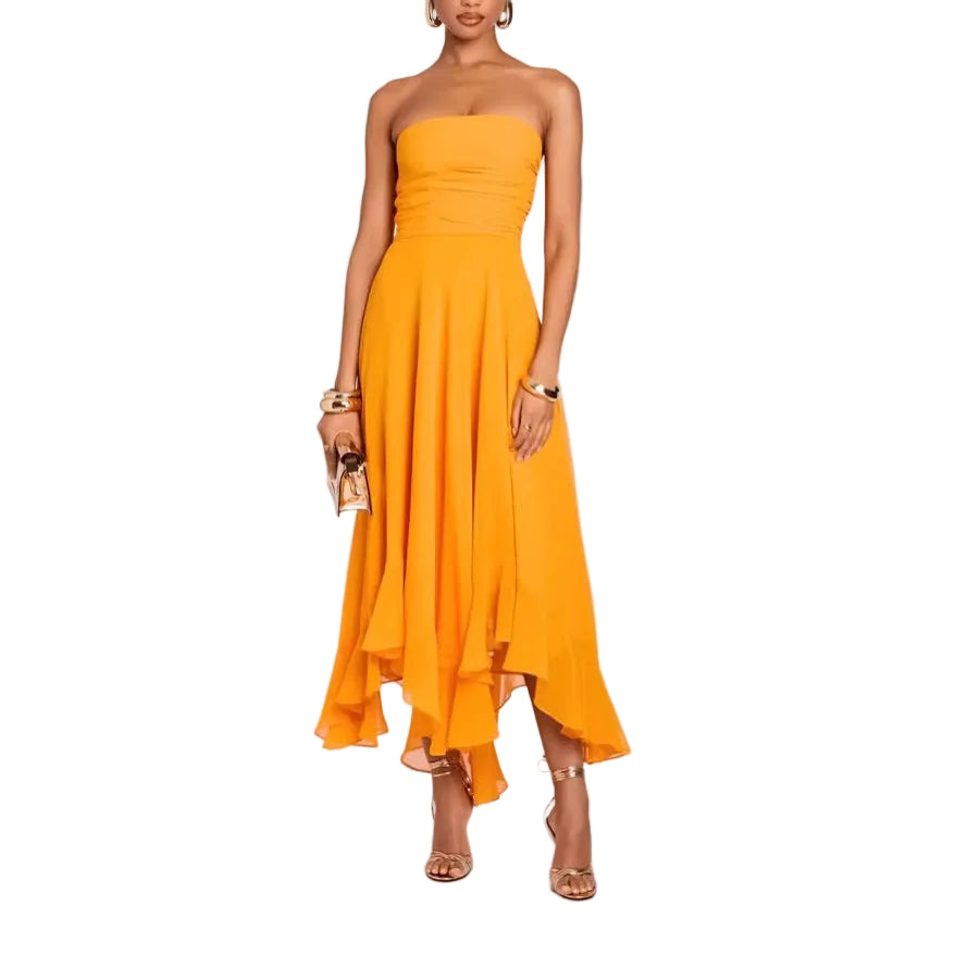 Ruched, Slim-fit  Maxi Dress
