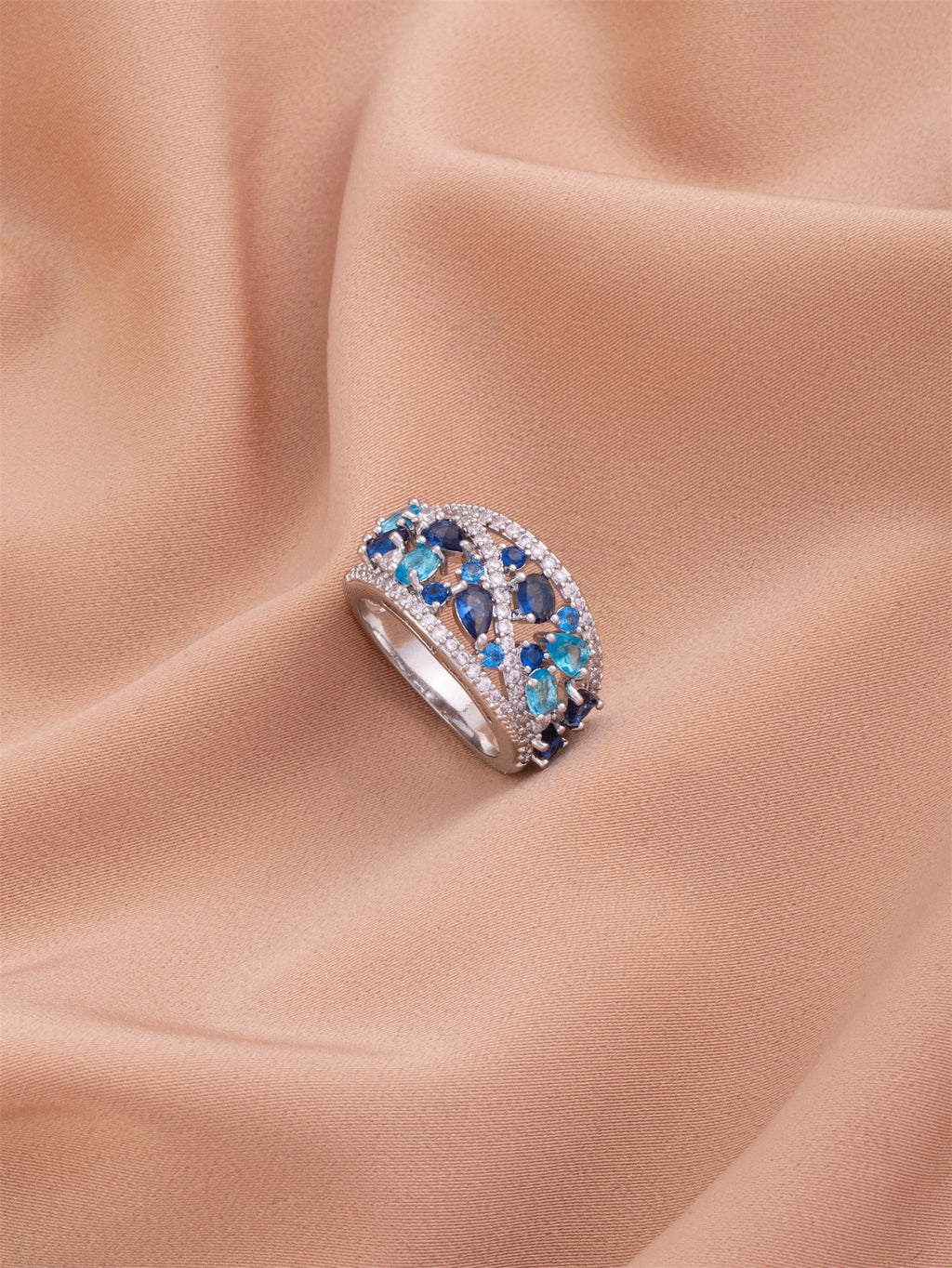 Round Hollow Advanced Texture Ring Unique