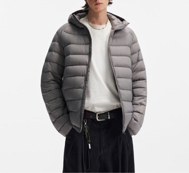 Ribbed Hooded Jacket