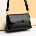 Textured Soft Leather One Shoulder Temperament Simple Ladies Shoulder Bag