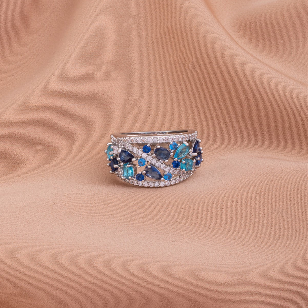 Round Hollow Advanced Texture Ring Unique