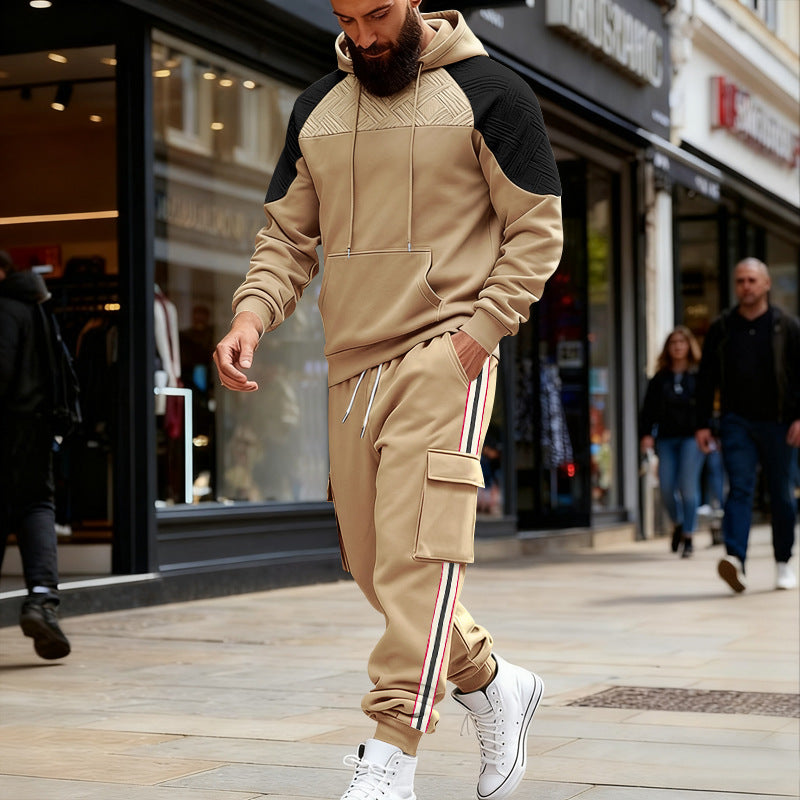 Loose  Hoodie And Sweatpants Casual Set