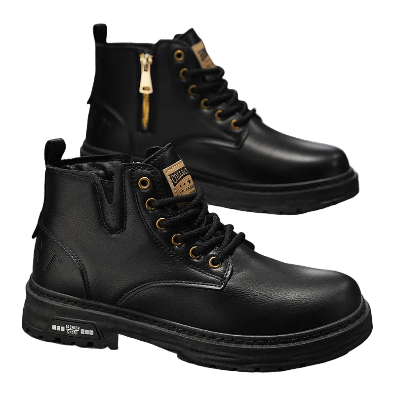 Leather Waterproof British Martin Boots