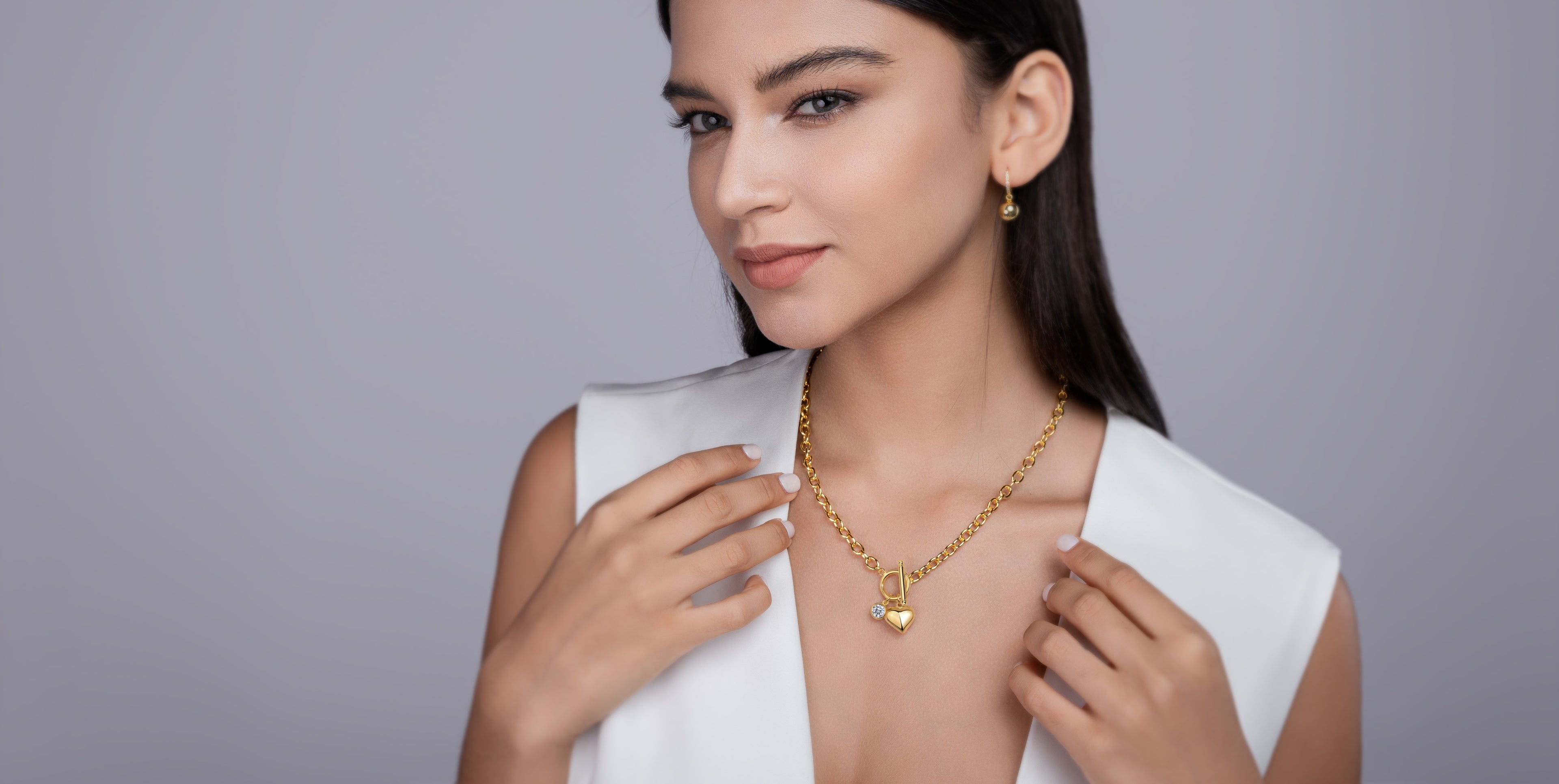 Meteor Wish Moissanite Necklace – 1 Carat S925 Silver Gold Plated | Diamond Sadaf