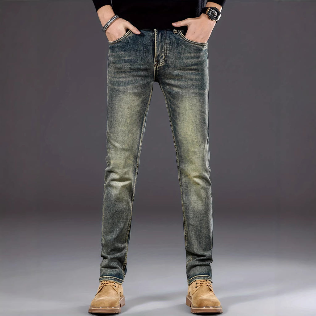 Casual Stretch Slimming Blue Skinny Jeans