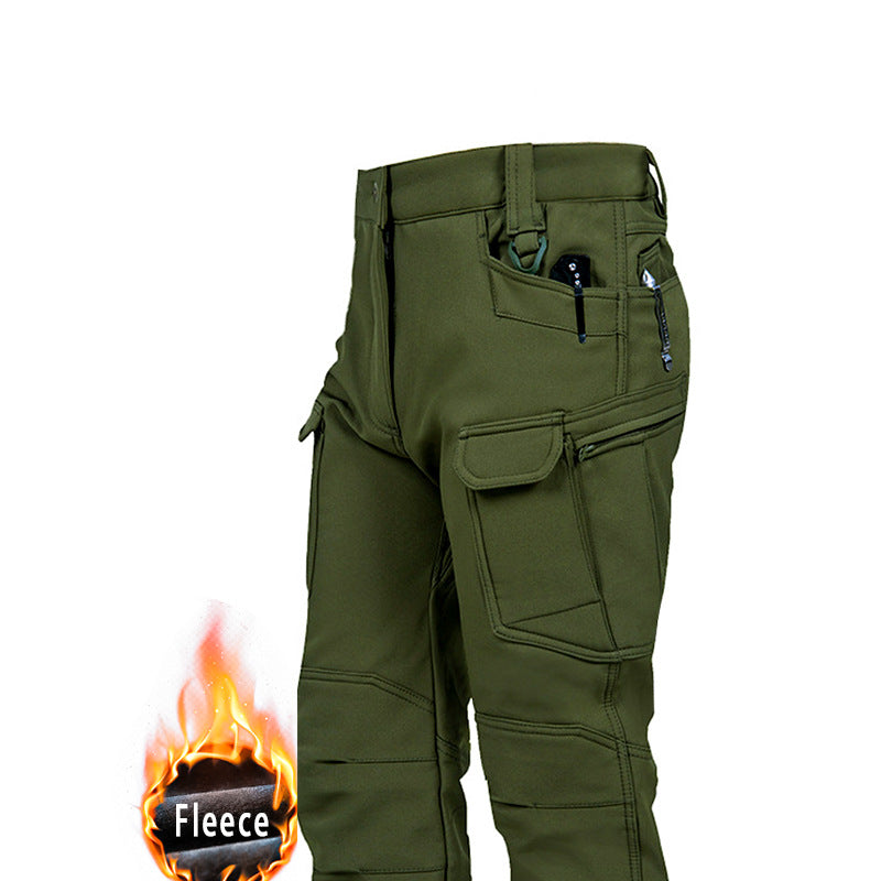 Fleece-lined Warm Casual Ultra-thick Hiking Pant