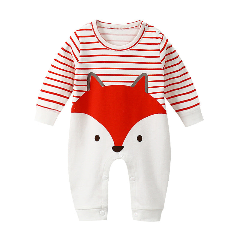 Long-sleeved Cotton Romper