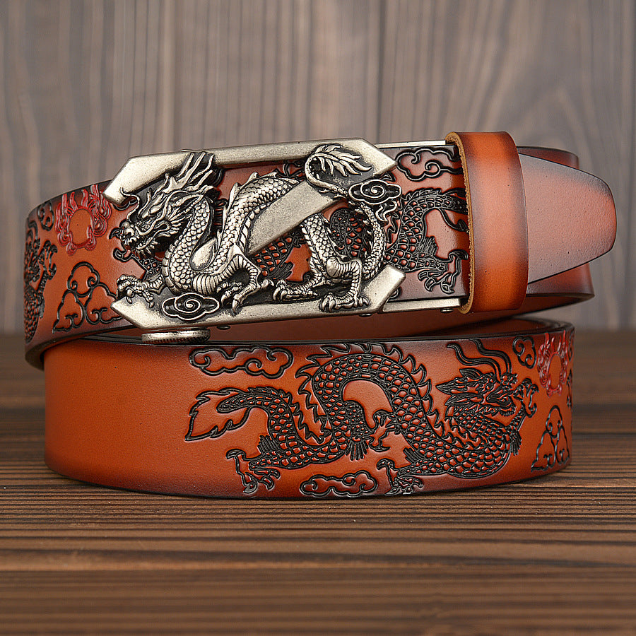 Ssangyong Play Bead Carved Belt