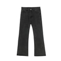 Versatile Basic Straight Fitted Boot-cut Jeans