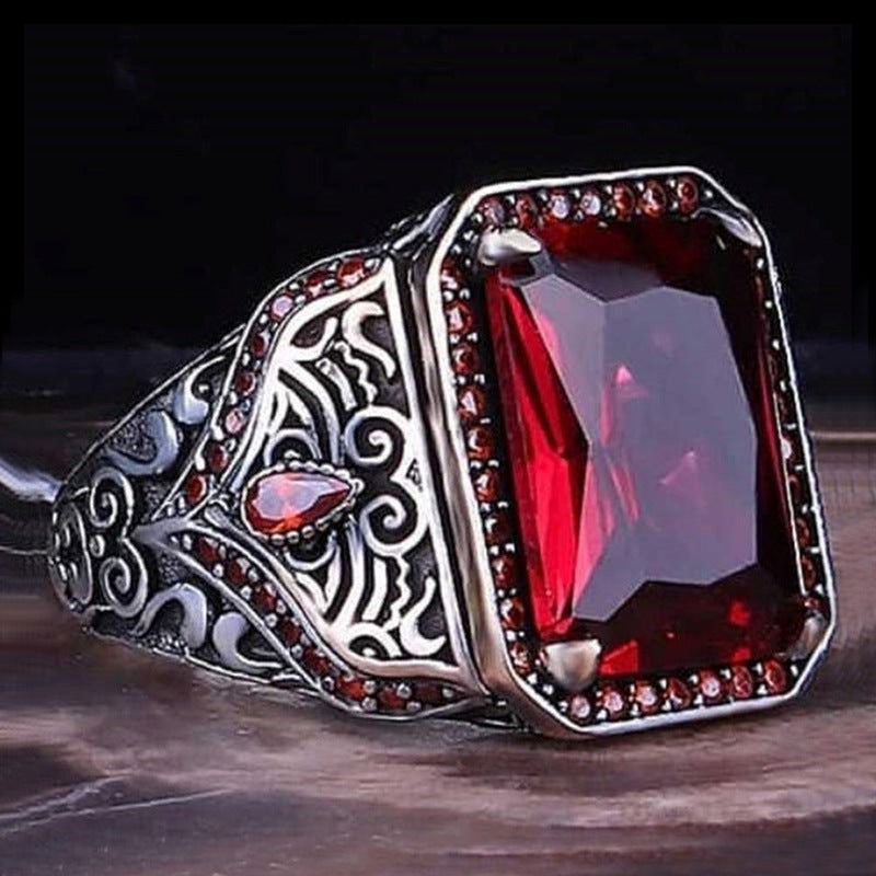 Men's Fashion Simple Exaggerated Alloy Ring