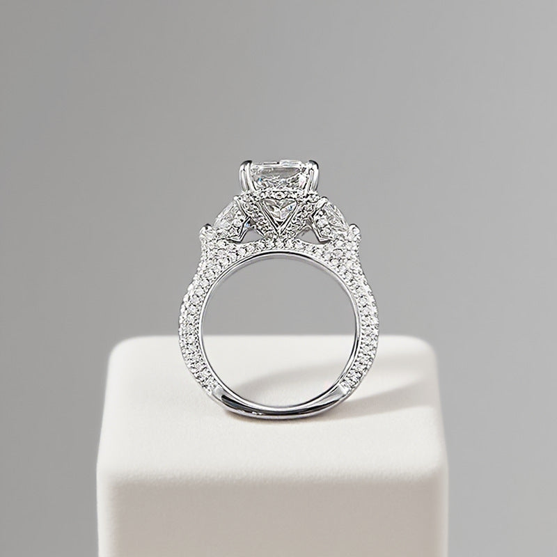 Crystal Silver Ring for Women – Diamond Sadaf