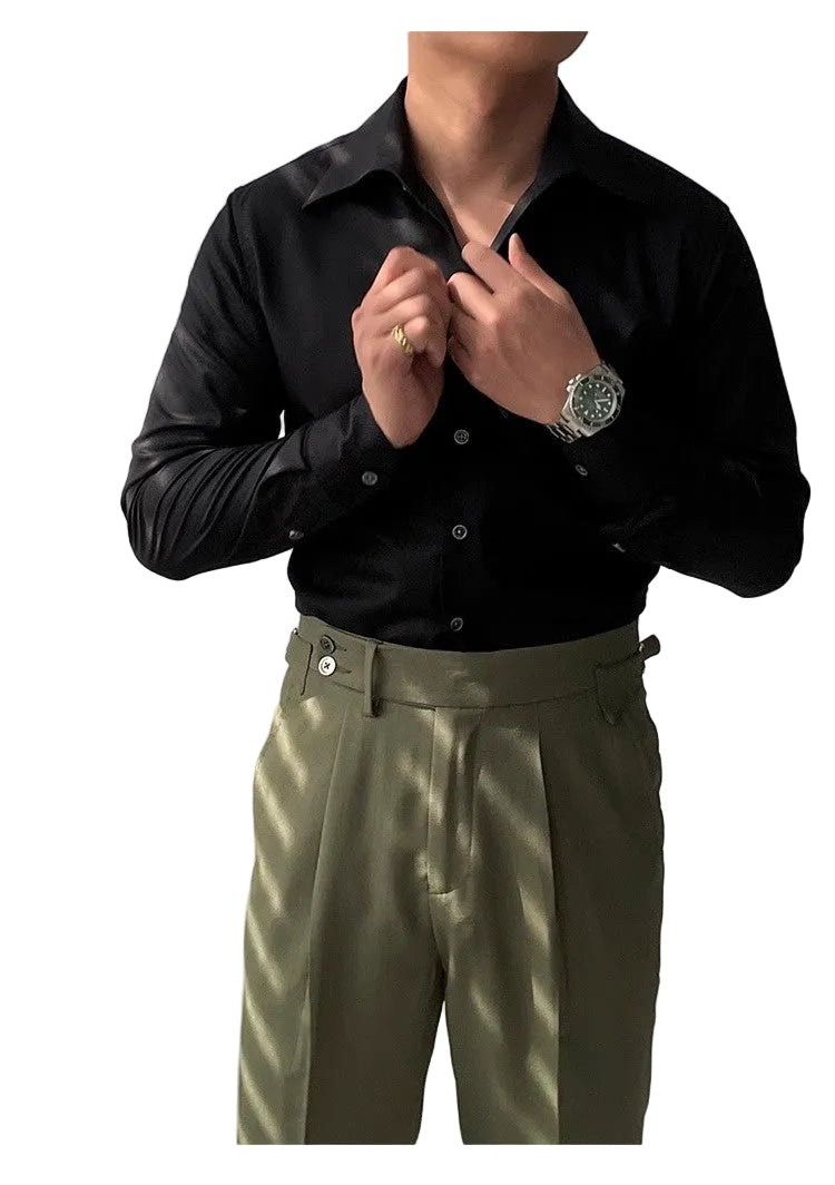 Italian One-piece Collar formal shirt