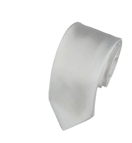 8cm Black Hand-tied Plain Suit Tie