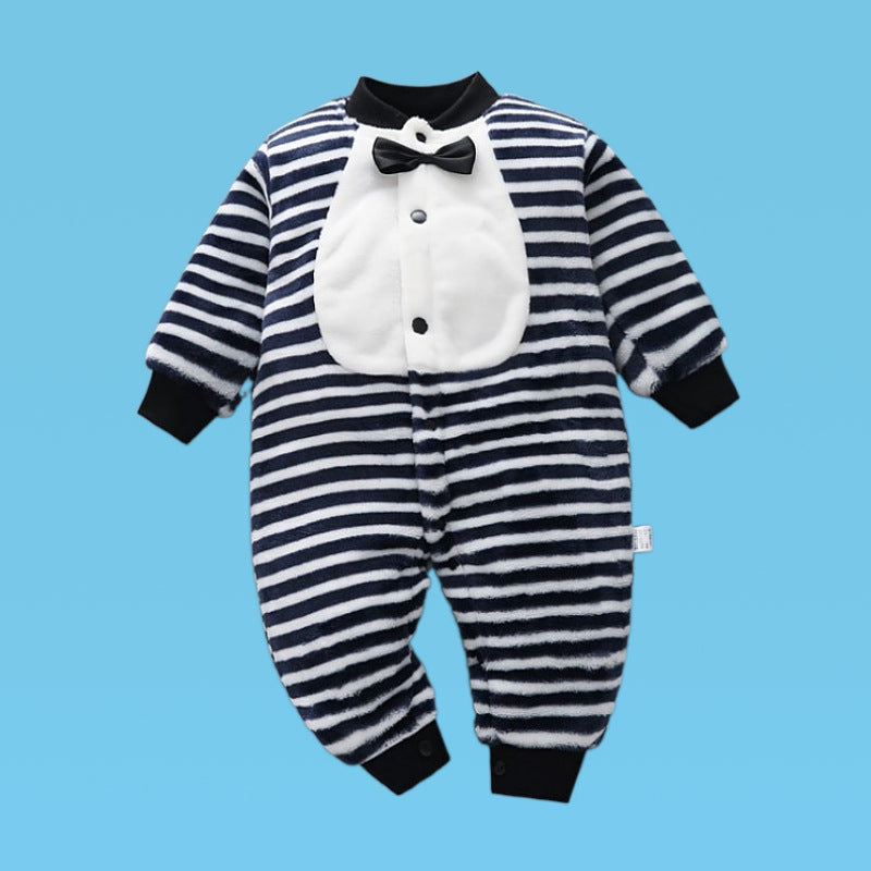 Infant One-piece Crawling Suit Single Breasted Romper
