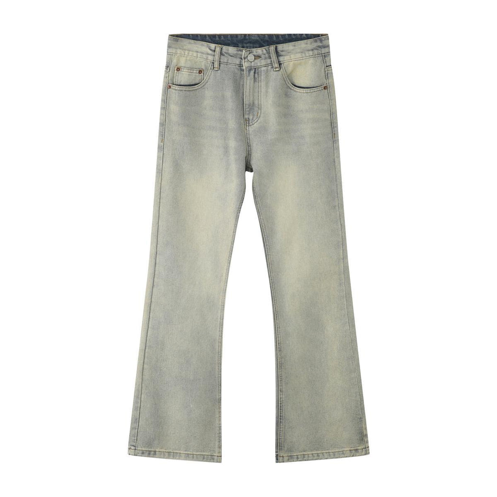 Versatile Basic Straight Fitted Boot-cut Jeans
