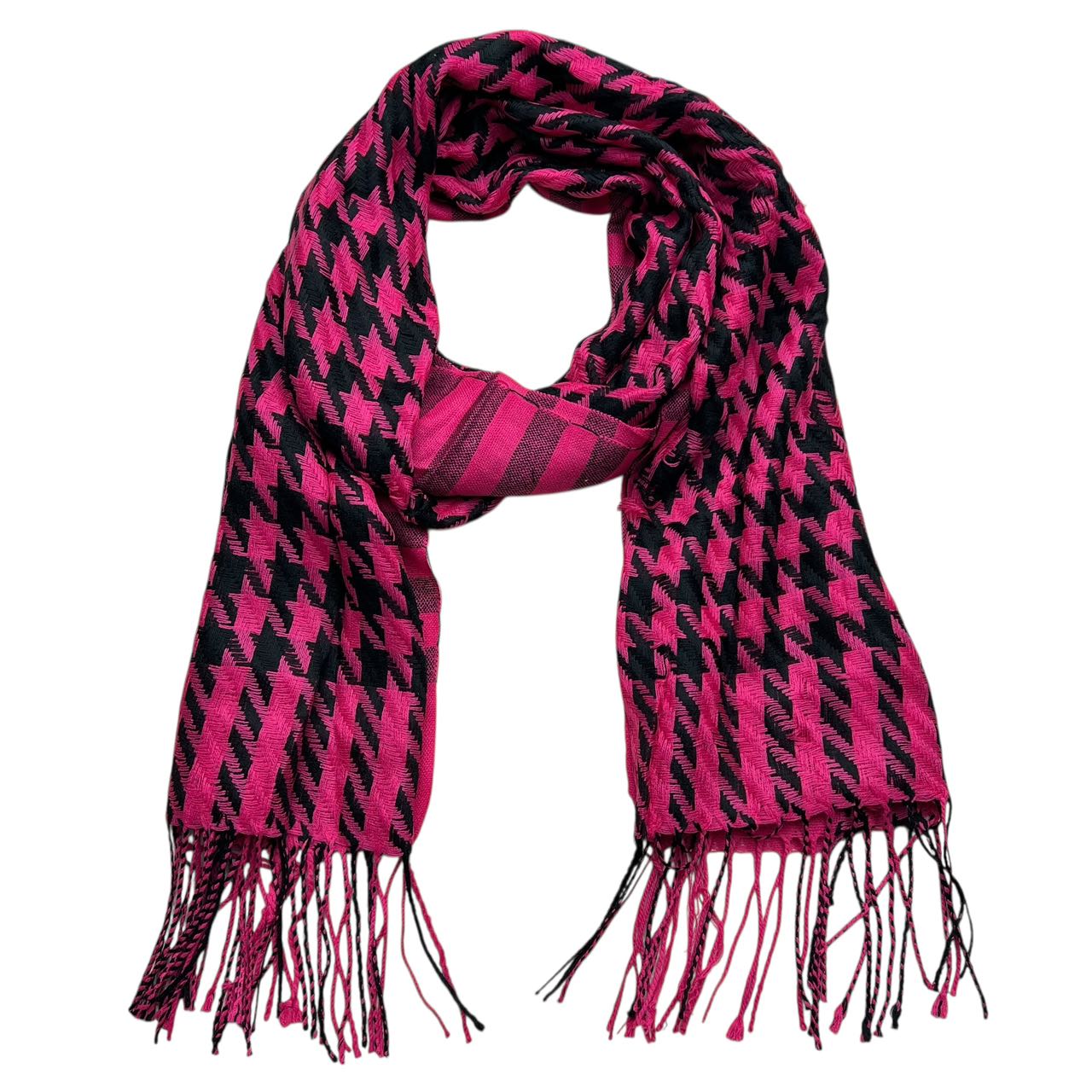 Jacquard Weave Traps Warmth Scarf ,