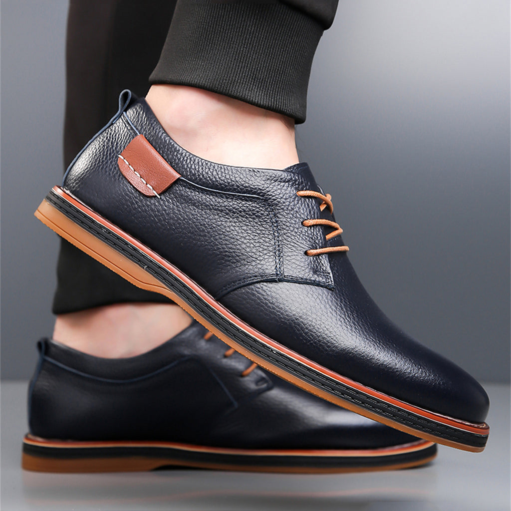 Leather Shoes Handmade Stitching