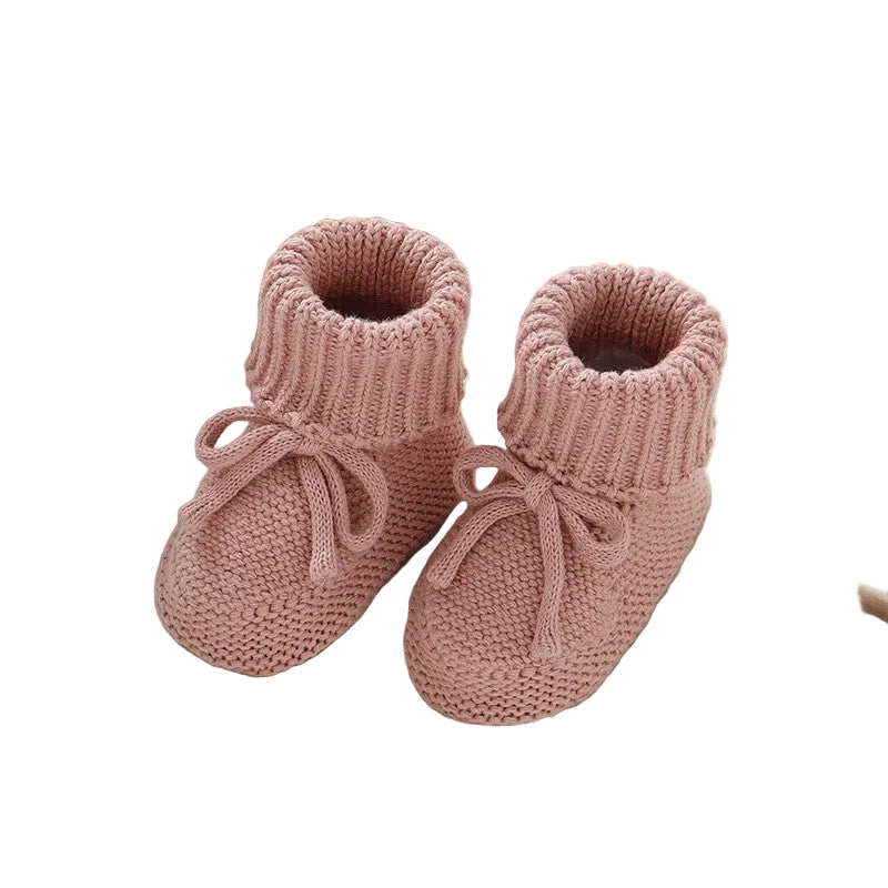 Infant  Bowknot Knitted Toddler Shoes