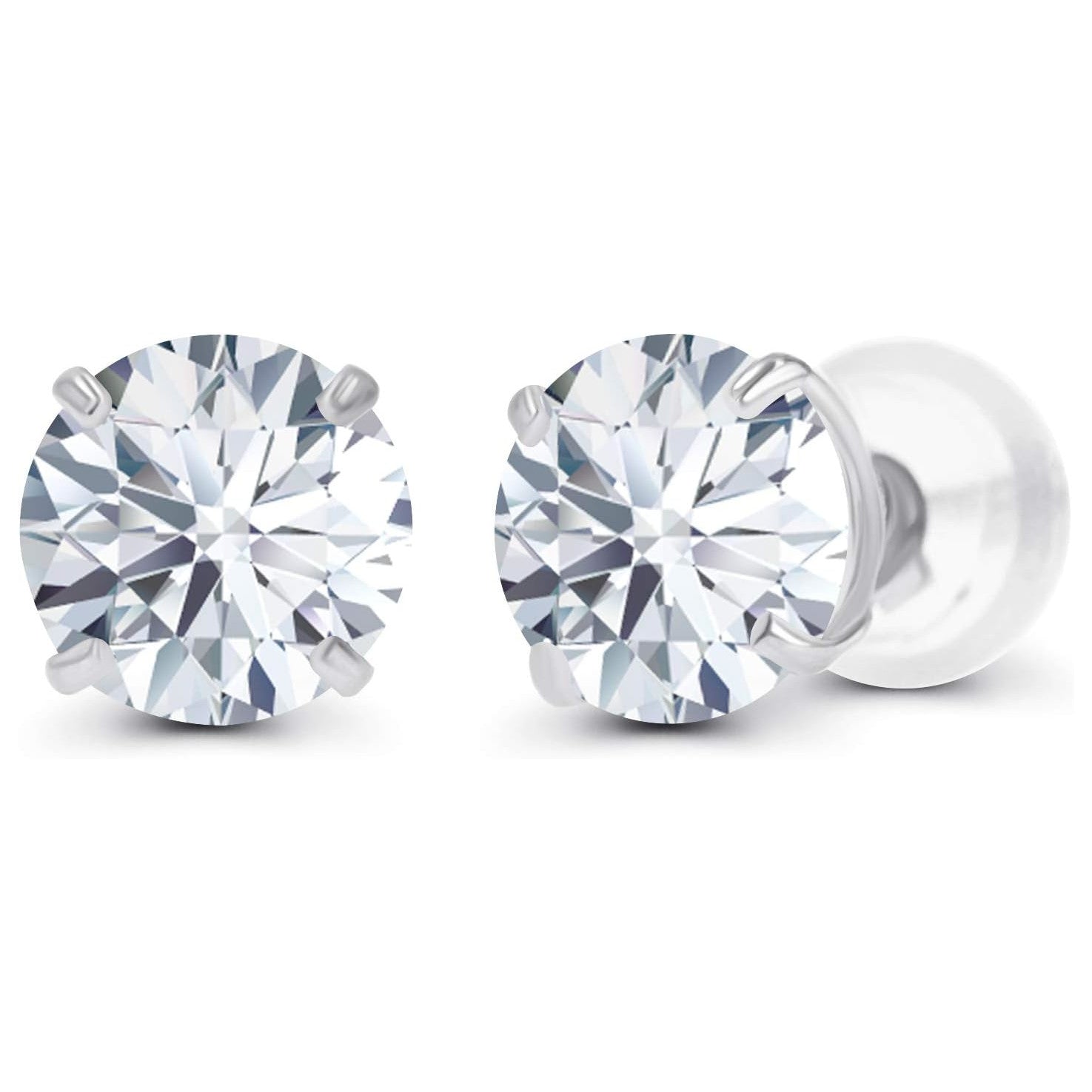 Lab Grown Diamond Stud Earrings 1.50 CTW – Diamond Sadaf