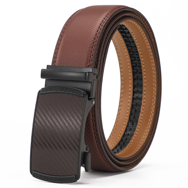 Automatic Buckle Leisure Business Belt Cowhide Belt
