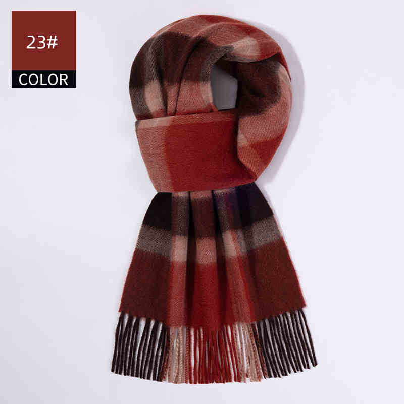 Winter New Men's Cashmere Scarf