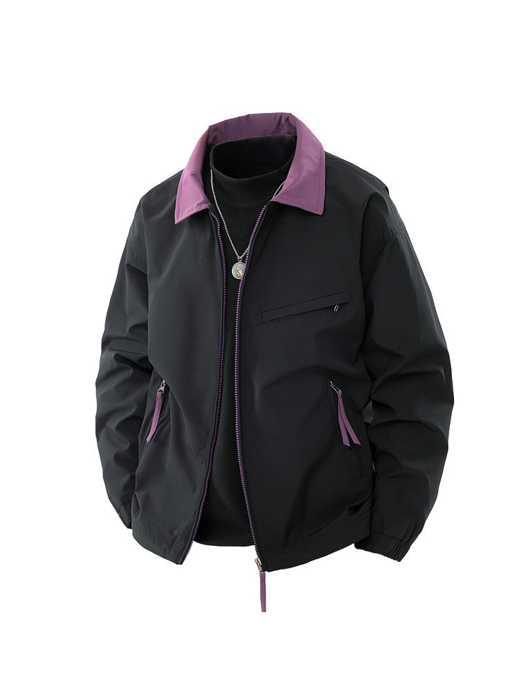 American Baseball Collar Coat