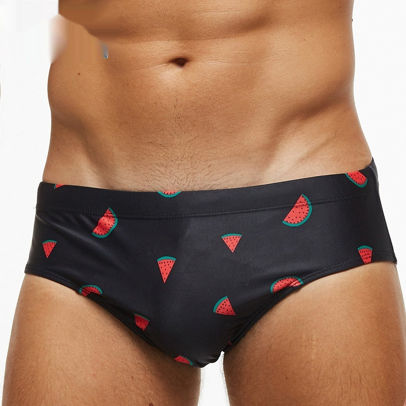 Solid Color Plus Size Swimming Shorts