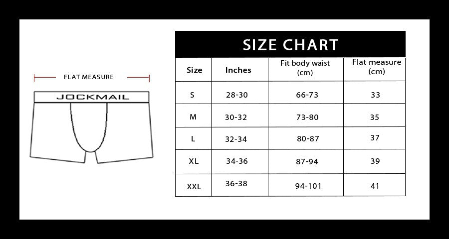 JOCKMAIL Men's Underwear Low Waist Printed Men's Briefs