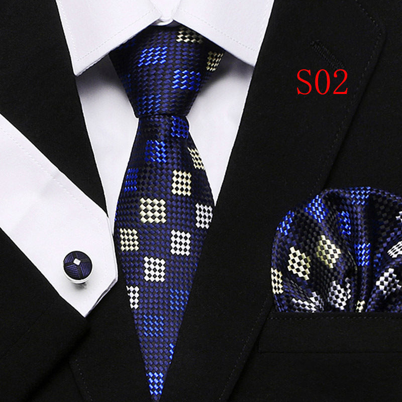 Paisley Series European And American Fashion Tie Three-piece Suit