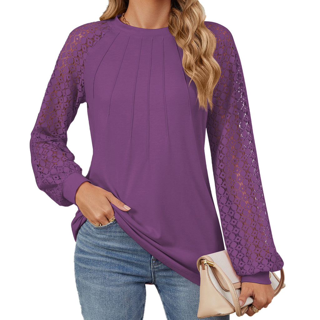 Long Sleeve Round Neck T-shirt