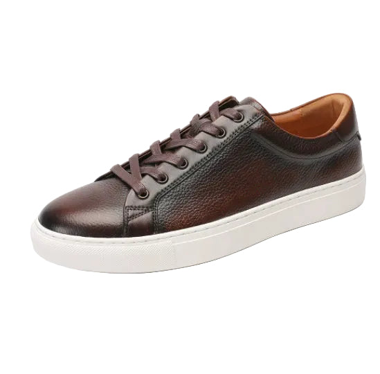 Top Layer Cowhide Men's Shoes Black Commute Leisure