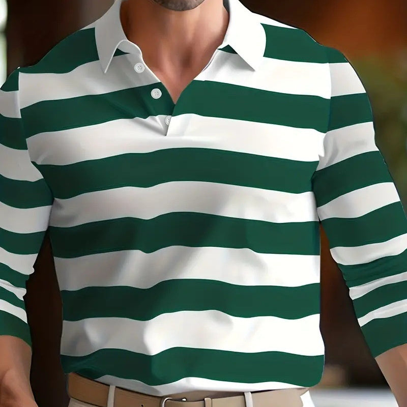 Design Button Long Sleeve Retro Loose Top